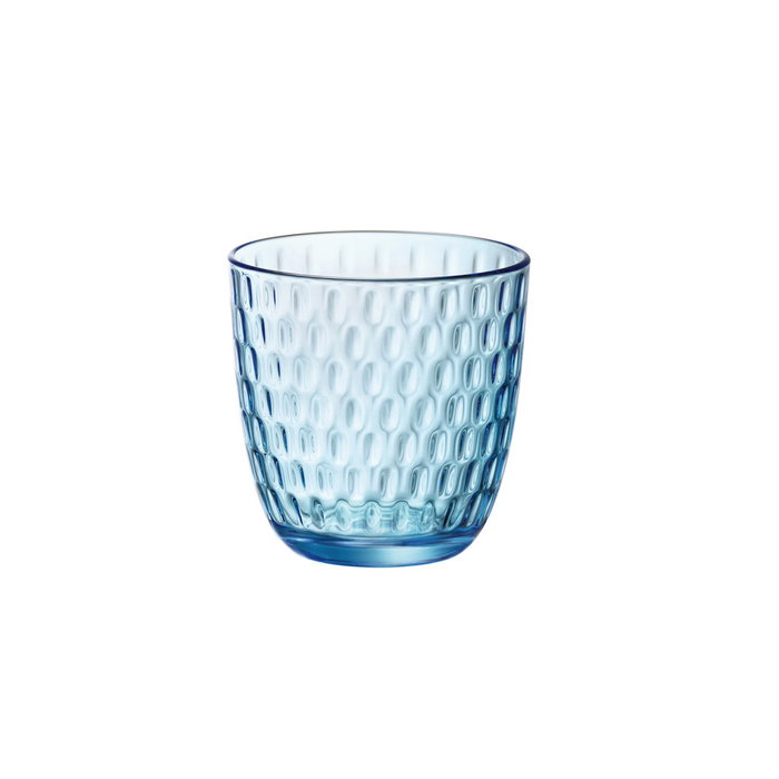 Bormioli Rocco Set de 6 Vasos Bajos SLOT Azul