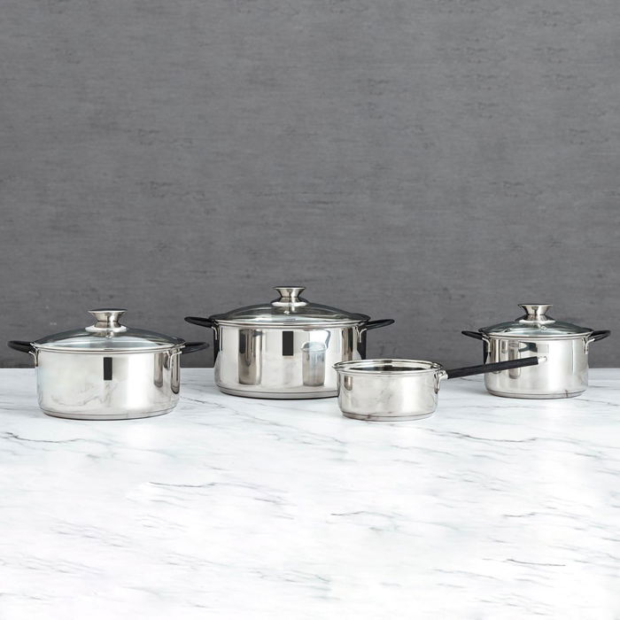 Bateria Acero Inoxidable Sensory Quid 0,75 L - 1,25 L - 2,75 L - 4,75 L