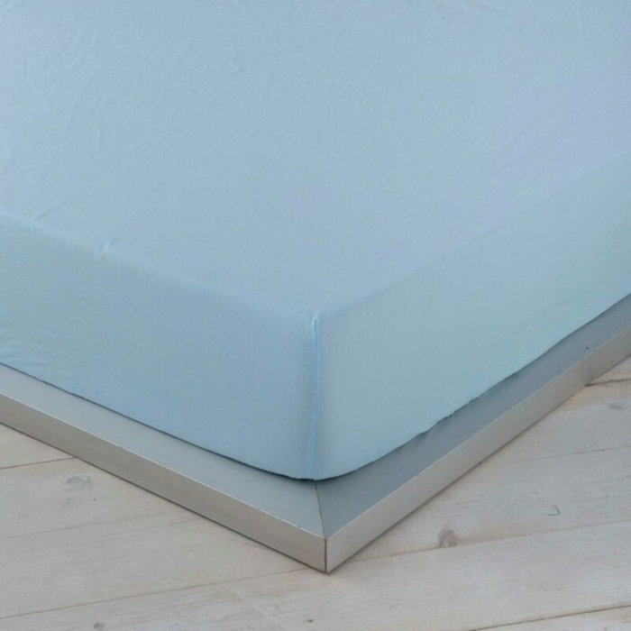 Sábana Bajera Ajustable Naturals Azul Cama de 135 (135 x 200 cm) Sábana Bajera Ajustable Naturals Azul Cama de 135 (135 x 200 cm)