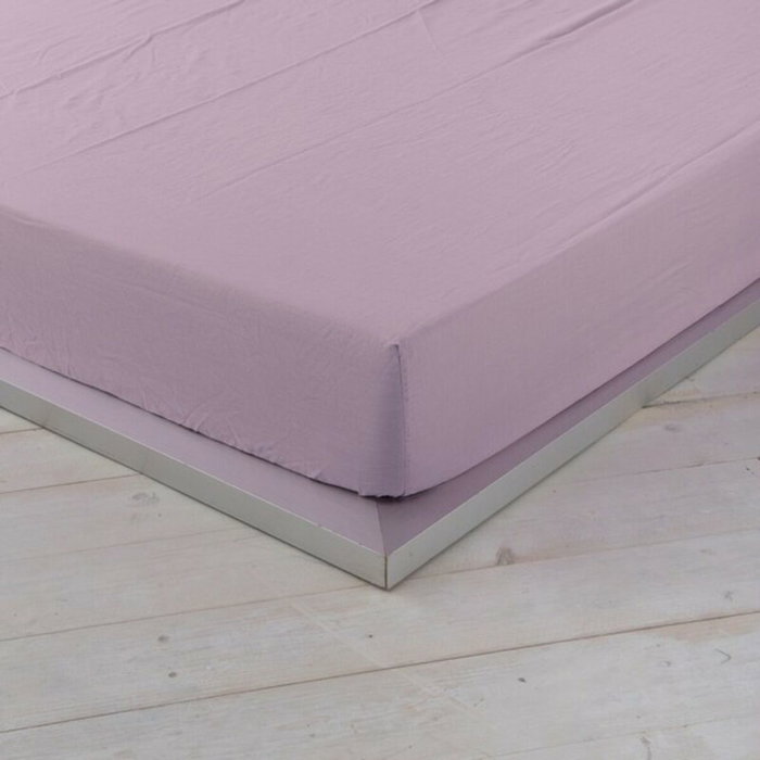 Sábana Bajera Ajustable Naturals Lila Cama de 135 (135 x 200 cm) Sábana Bajera Ajustable Naturals Lila Cama de 135 (135 x 200 cm)