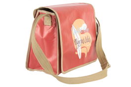 DKD Home Decor Bolso Mediterraneo Olas Surf PU Bandolera 2 Unidades 13 x 26 x 35 cm