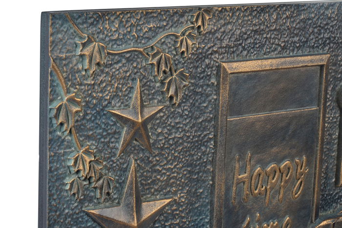 DKD Home Decor Decoración de Pared Tradicional Cobrizo 60 x 4 x 40 cm (2 Unidades)