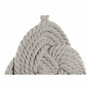 DKD Home Decor Decoración de Pared Cuerda de Algodón Trenzada Natural 33x3x67 cm