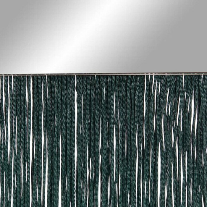 DKD Home Decor Set de 2 Espejos con Flecos 50x50 cm, Dorado y Verde