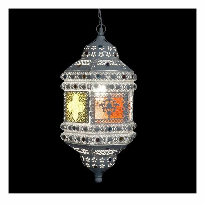 DKD Home Decor Lámpara de Techo Metal y Acrílico FEZ Envejecido Dorado