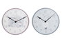 DKD Home Decor Reloj Infantil Bird Rosa Azul 24 x 3 x 24 cm (2 Unidades) MDF y Plástico