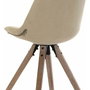 DKD Home Decor Silla de Poliéster y Algodón Beige Natural