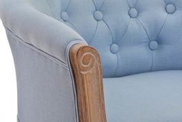 DKD Home Decor Butaca Tradicional Azul 56 x 69 x 58 cm