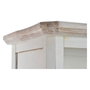 DKD Home Decor Librería Abeto Blanca con 4 Estantes y 1 Cajón