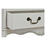 DKD Home Decor Librería Abeto Blanca con 4 Estantes y 1 Cajón