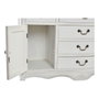 DKD Home Decor Buffet Abeto Versalles3 Blanco y Marrón Claro