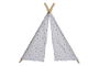 DKD Home Decor Tipi Infantil 110 x 106 x 110 cm Algodon y Madera con Estampado de Unicornio