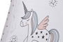 DKD Home Decor Tipi Infantil 110 x 106 x 110 cm Algodon y Madera con Estampado de Unicornio