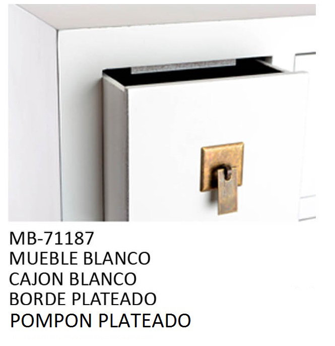 DKD Home Decor Espejo Abeto Honami 70x2x90 Blanco