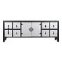 DKD Home Decor Mueble TV Oriental AIRI Negro