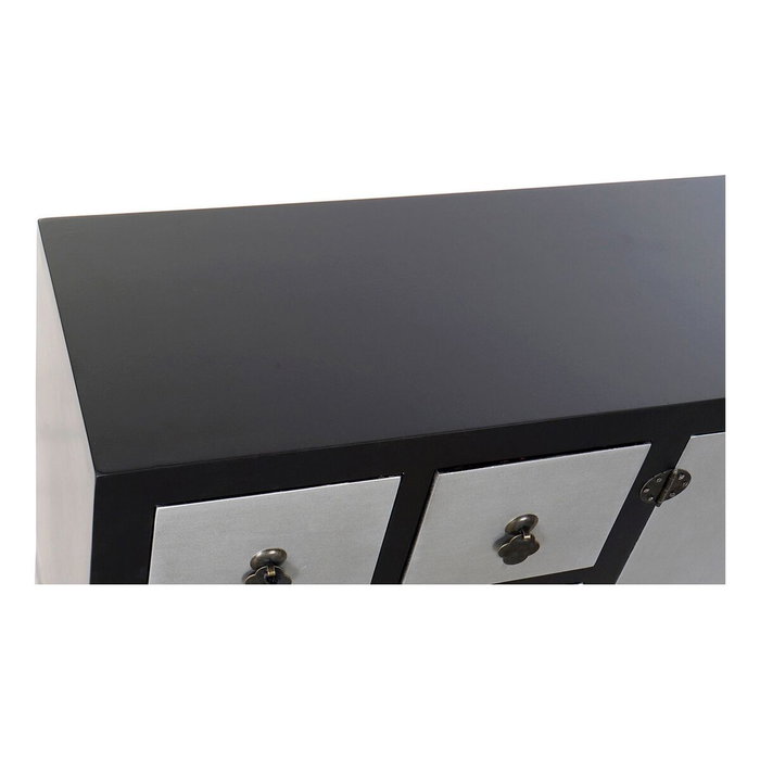 DKD Home Decor Mueble TV Oriental AIRI Negro