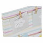 DKD Home Decor Portafotos Lienzo Sunshine Multicolor 50x50 cm