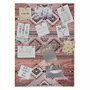 DKD Home Decor Portafotos Lienzo 50,5x3,5x70 Étnico Marrón