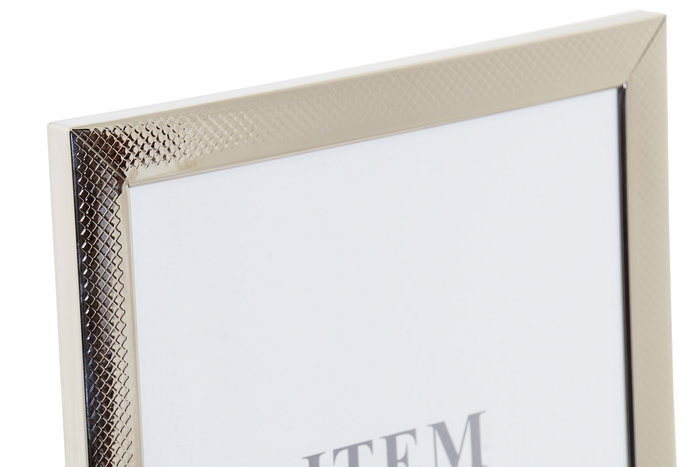 DKD Home Decor Marco Foto Tradicional Metal Cristal Mdf Papel 22,2x2x27,3 cm Plateado 25 x 20 cm