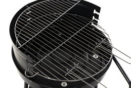 DKD Home Decor Barbacoa para Terraza y Jardín Negro 49.5 x 82 x 59 cm Desmontable Metal y Plástico