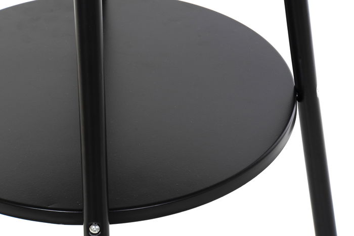 DKD Home Decor Barbacoa para Terraza y Jardín Negro 49.5 x 82 x 59 cm Desmontable Metal y Plástico