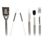 DKD Home Decor Barbacoa Terraza Y Jardin Negro Inox Metal 18 x 8 x 47 cm Set de 6 (2 Unidades)