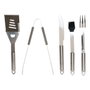 DKD Home Decor Barbacoa Terraza Y Jardin Negro Inox Metal 18 x 8 x 47 cm Set de 6 (2 Unidades)