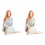 DKD Home Decor Figura de Mujer en Resina, Set de 2 Unidades Surtidas