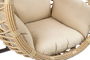 DKD Home Decor Sillon Colgante Terraza Y Jardin Coleccion Breeze Marron Beige 70 x 110 x 90 cm