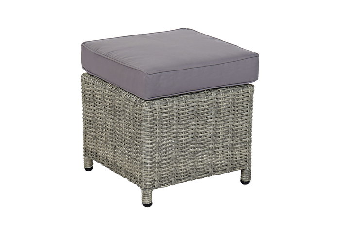 DKD Home Decor Sofia Terraza Y Jardin Ratan Sintetico Gris 204 x 90 x 267 cm Set de 4