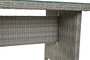DKD Home Decor Sofia Terraza Y Jardin Ratan Sintetico Gris 204 x 90 x 267 cm Set de 4