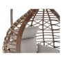 DKD Home Decor Sillón Colgante Ratán Sintético con Base y Cojines