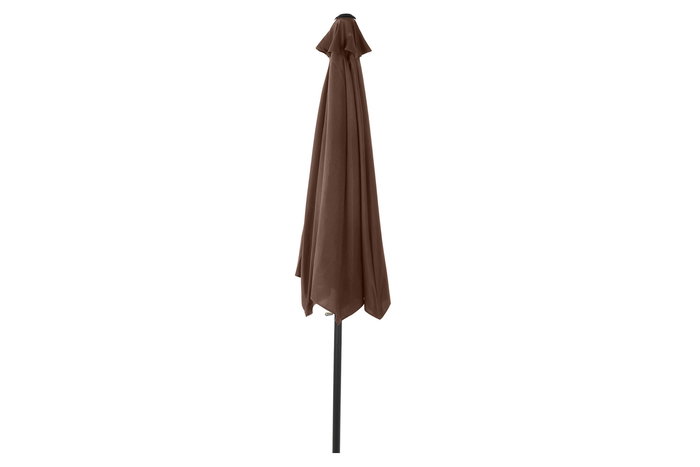 DKD Home Decor Parasol Sunlla Basicos Marron Gris Oscuro 270 x 270 x 250 cm