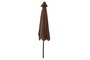 DKD Home Decor Parasol Sunlla Basicos Marron Gris Oscuro 270 x 270 x 250 cm