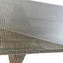 DKD Home Decor Conjunto de Comedor para 7 Personas en Ratán Sintético Beige y Gris
