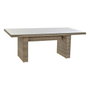 DKD Home Decor Conjunto de Comedor para 7 Personas en Ratán Sintético Beige y Gris