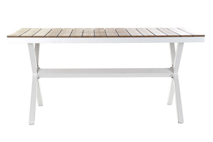 Mesa de Comedor DKD Home Decor Resina Aluminio 160 x 90 x 75 cm