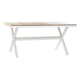 Mesa de Comedor DKD Home Decor Resina Aluminio 160 x 90 x 75 cm