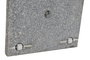 DKD Home Decor Base Parasol Terraza Jardín Gris Granito Inox 45 x 45 x 35 cm