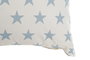 DKD Home Decor Cojin Stars Scandi Blanco Azul Poliester Algodon 60 x 60 x 10 cm (2 Unidades)