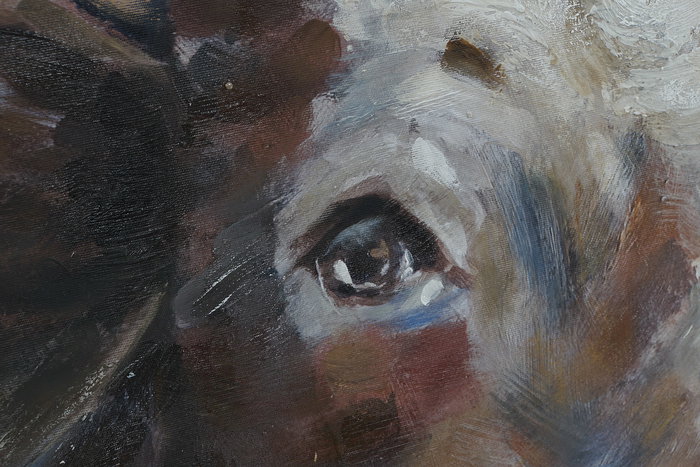 DKD Home Decor Cuadro Vaca Azul Rosa Lienzo Pino Hecho a Mano 100 x 100 x 3.5 cm (2 Unidades) DKD Home Decor Cuadro Vaca Azul Rosa Lienzo Pino Hecho a Mano 100 x 100 x 3.5 cm (2 Unidades)