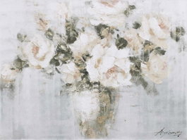 DKD Home Decor Cuadro Romantico Azul Verde 120 x 90 x 3.8 cm (2 Unidades)