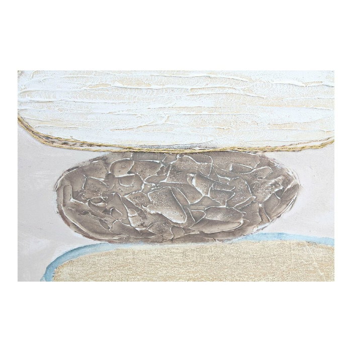 DKD Home Decor Cuadro Lienzo Pino 60x3,8x120 con Detalles de Piedras, Surtido de 2 Piezas