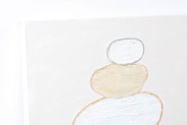 DKD Home Decor Cuadro Beige Blanco 120 x 60 cm (2 Unidades)