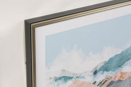 DKD Home Decor Cuadro Oriental Multicolor Negro 70 x 70 x 4 cm MDF y Cristal (3 Unidades)