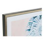 DKD Home Decor Set de 3 Cuadros Tropicales MDF y Cristal 60x4x80 cm
