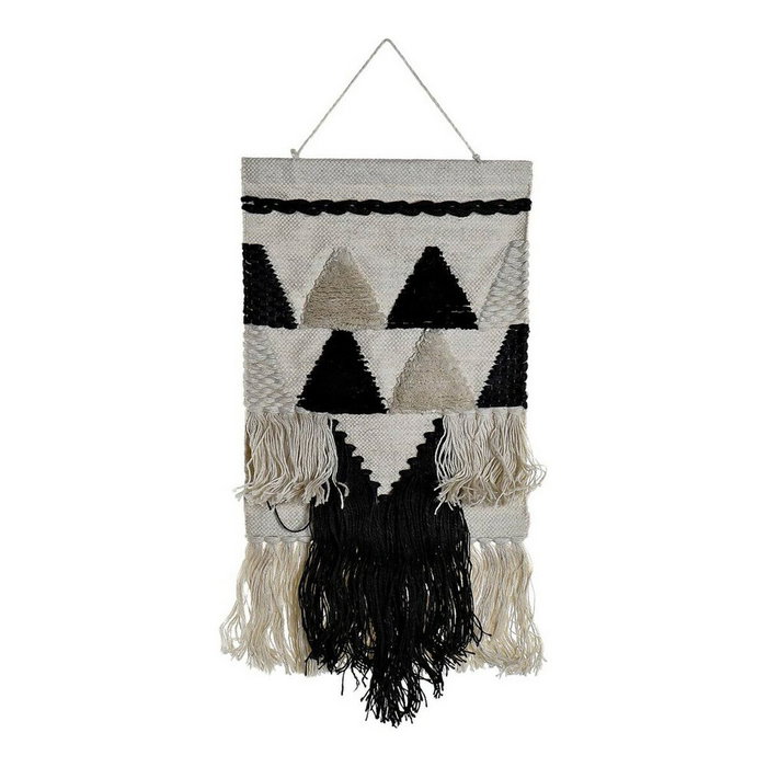 DKD Home Decor Tapiz de Yute y Algodón Tricolor 45,5x105 cm