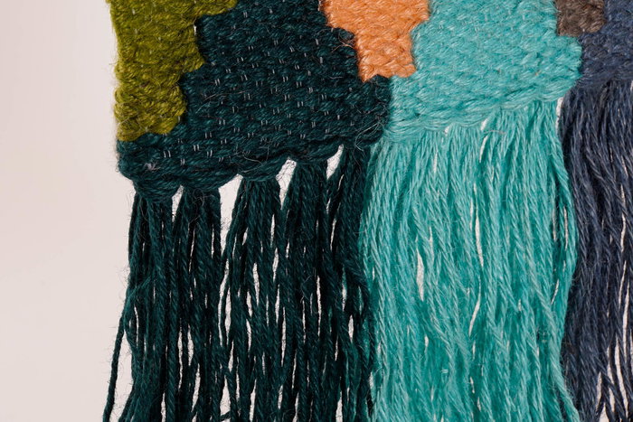 DKD Home Decor Tapiz Boho Multicolor 2 x 115 x 51 cm Yute y Algodon con Flecos