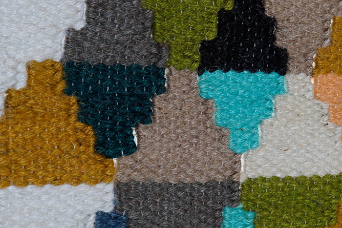 DKD Home Decor Tapiz Boho Multicolor 2 x 115 x 51 cm Yute y Algodon con Flecos