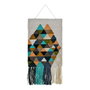 DKD Home Decor Tapiz de Yute y Algodón con Flecos Multicolor